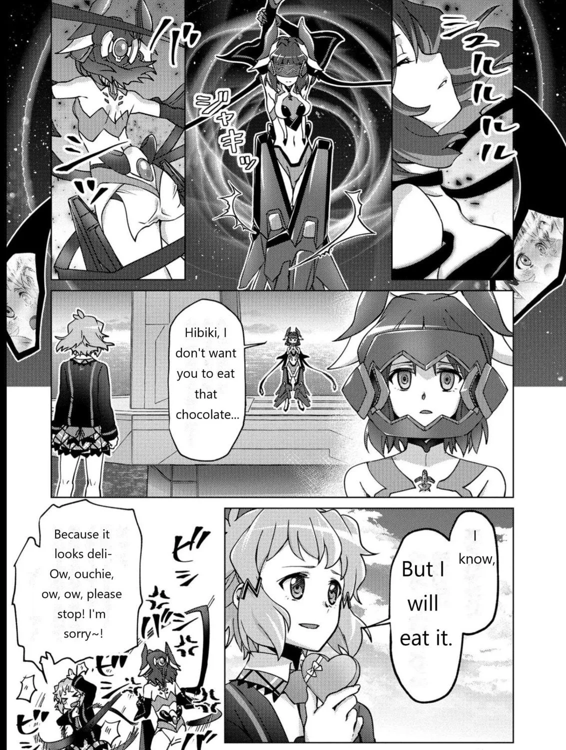 Senki Kanshoku Symphogear ~Shirabemeshi~ Chapter 9 page 17 - 