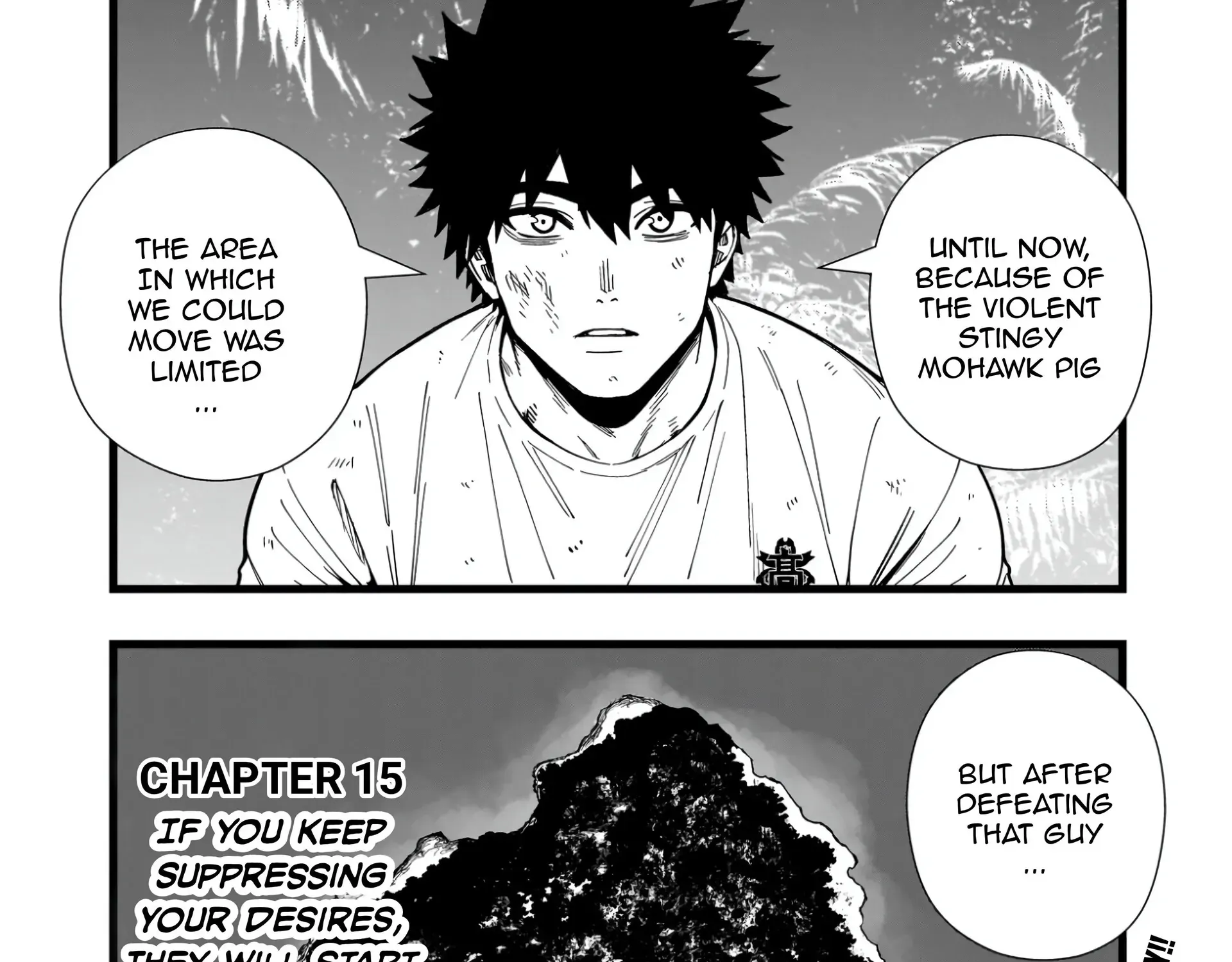 Senki Survival Saga: Isekai no Unmei o Kaketa Mujintou Fujun Iseikouyuu Chapter 15 page 1 - 