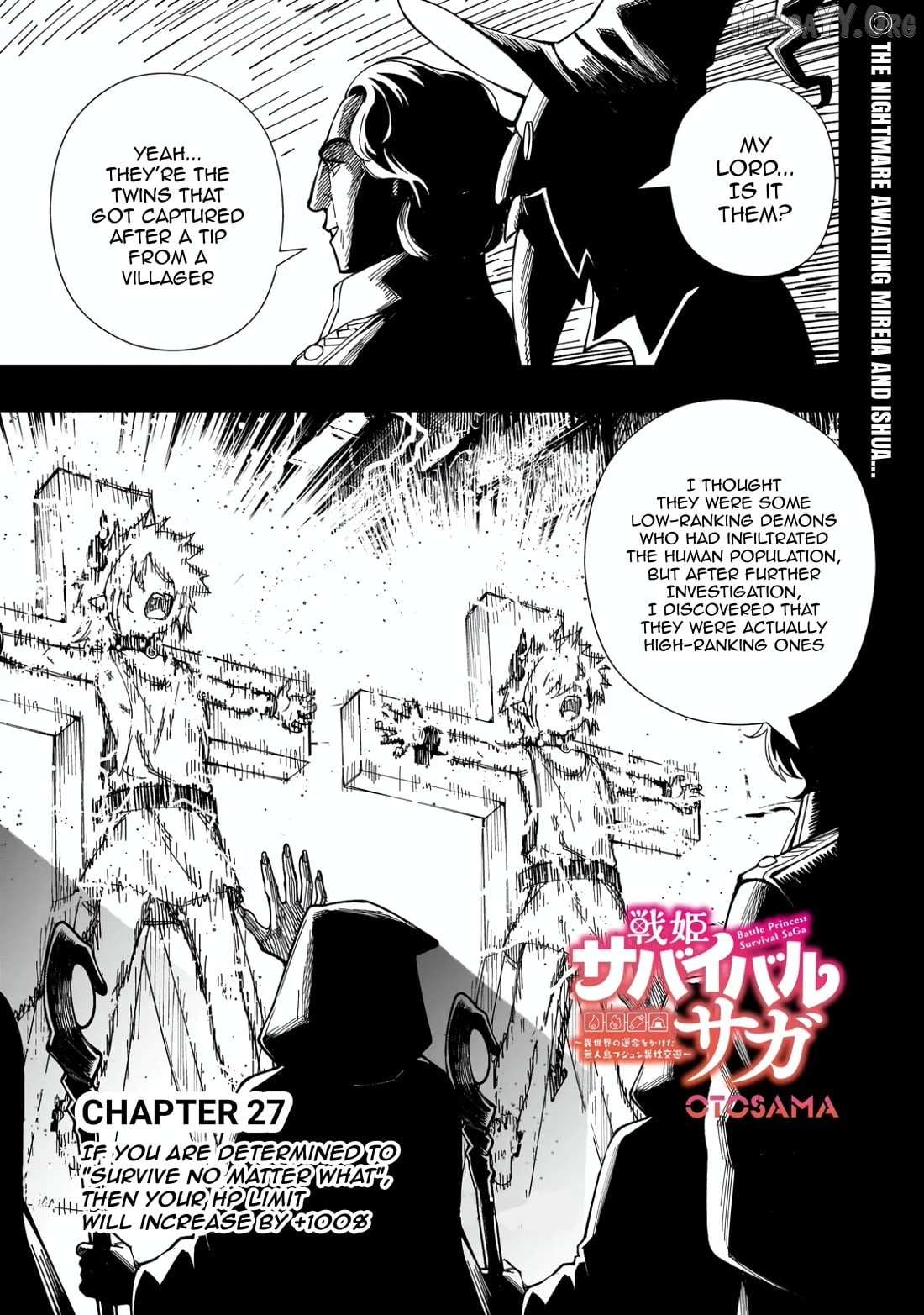 Senki Survival Saga: Isekai no Unmei o Kaketa Mujintou Fujun Iseikouyuu Chapter 27 page 1 - 