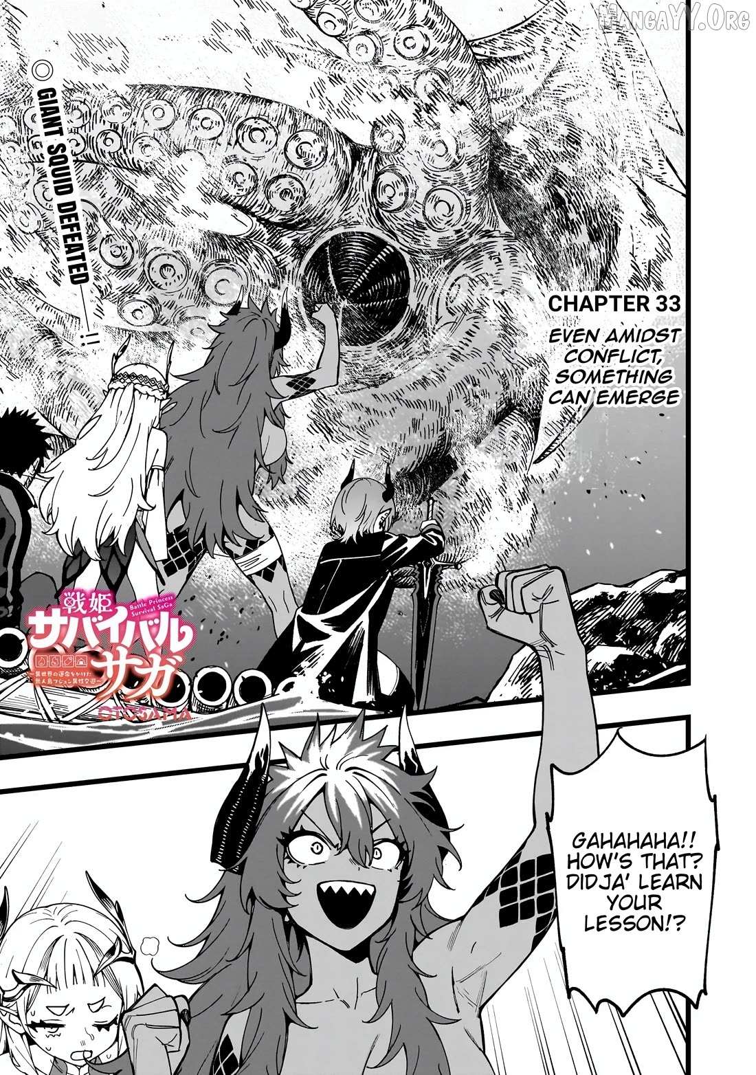 Senki Survival Saga: Isekai no Unmei o Kaketa Mujintou Fujun Iseikouyuu Chapter 33 page 1 - 