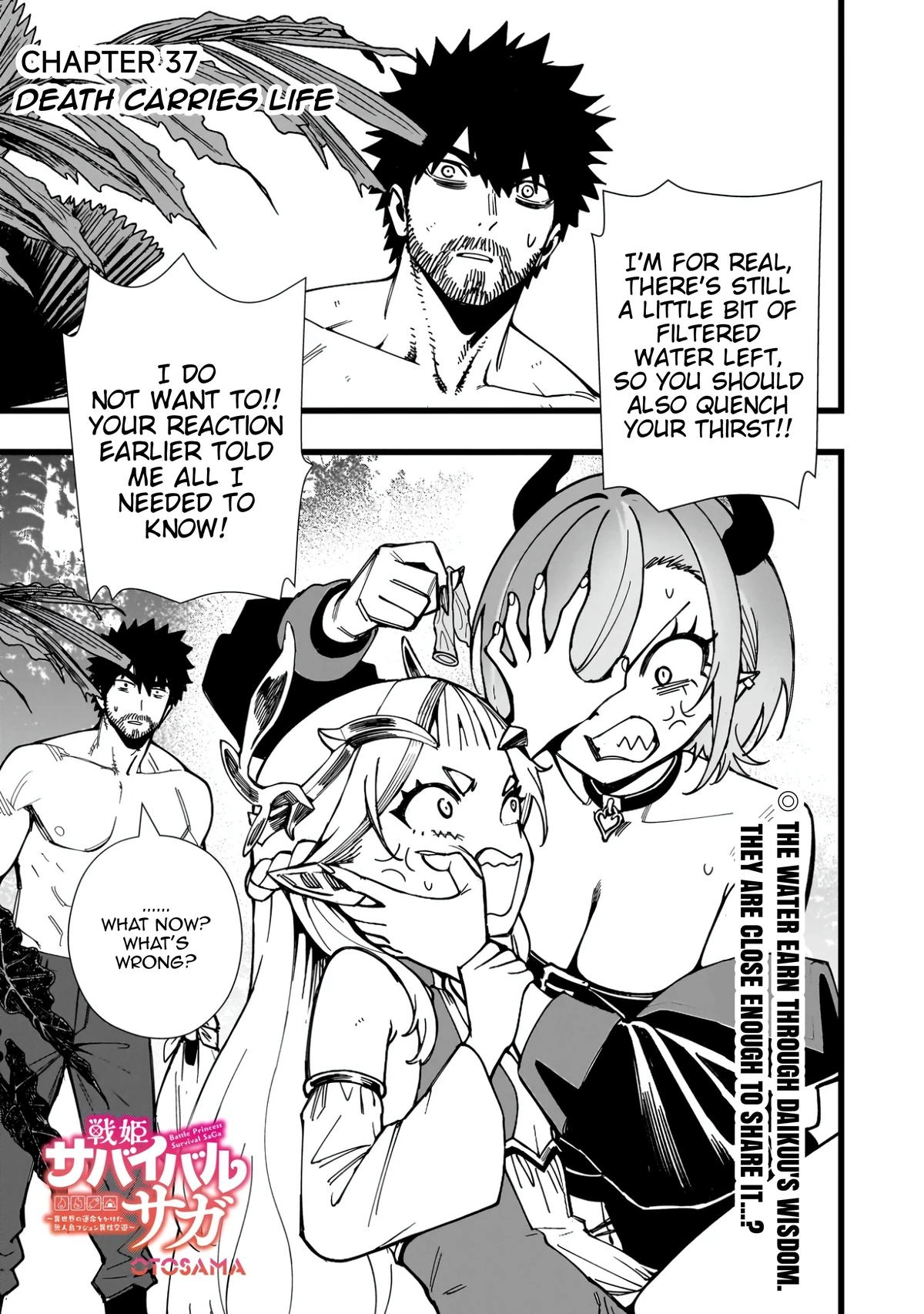 Senki Survival Saga: Isekai no Unmei o Kaketa Mujintou Fujun Iseikouyuu Chapter 37 page 1 - 