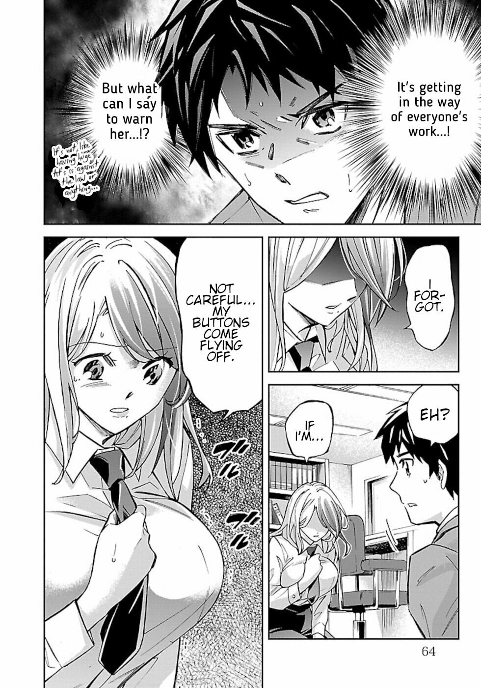 Senpai wa Dekapai Chapter 3 page 13 - 