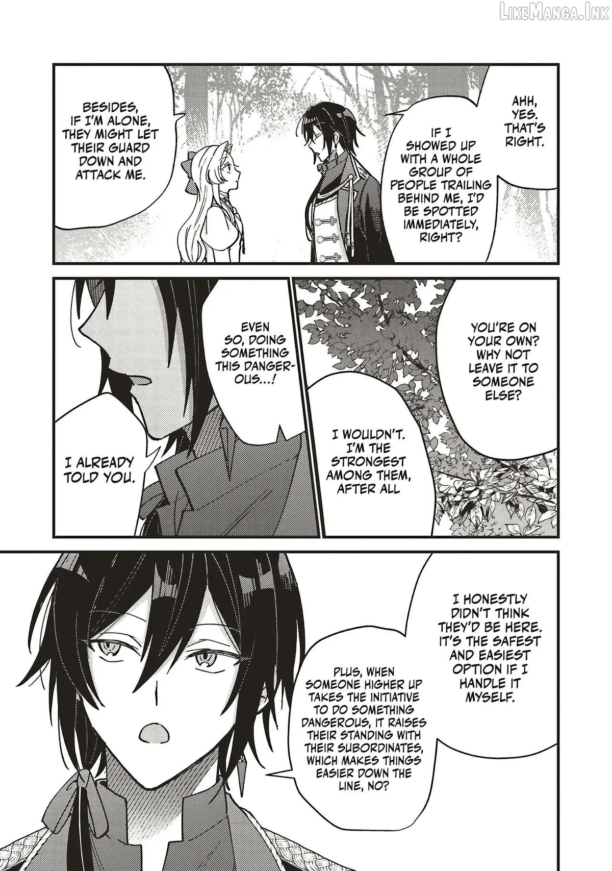 Senrihin Reijo Sheriru wa Jibun Okorosu Otto o Kago Shitai Chapter 4.3 page 1 - 