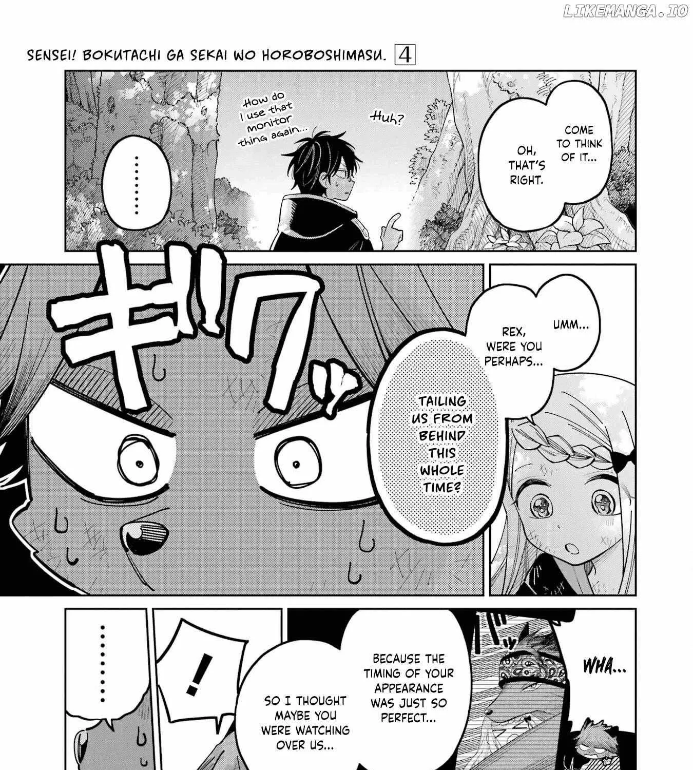 Sensei! Bokutachi ga Sekai wo Horoboshimasu. Chapter 18 page 38 - 