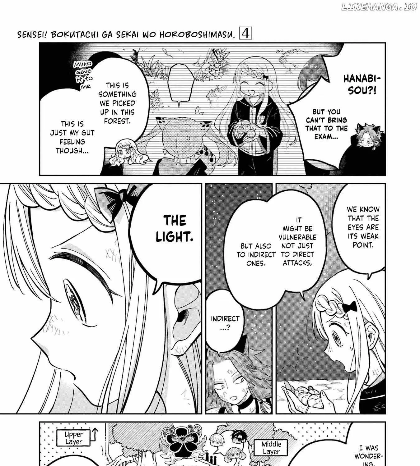 Sensei! Bokutachi ga Sekai wo Horoboshimasu. Chapter 21 page 14 - 