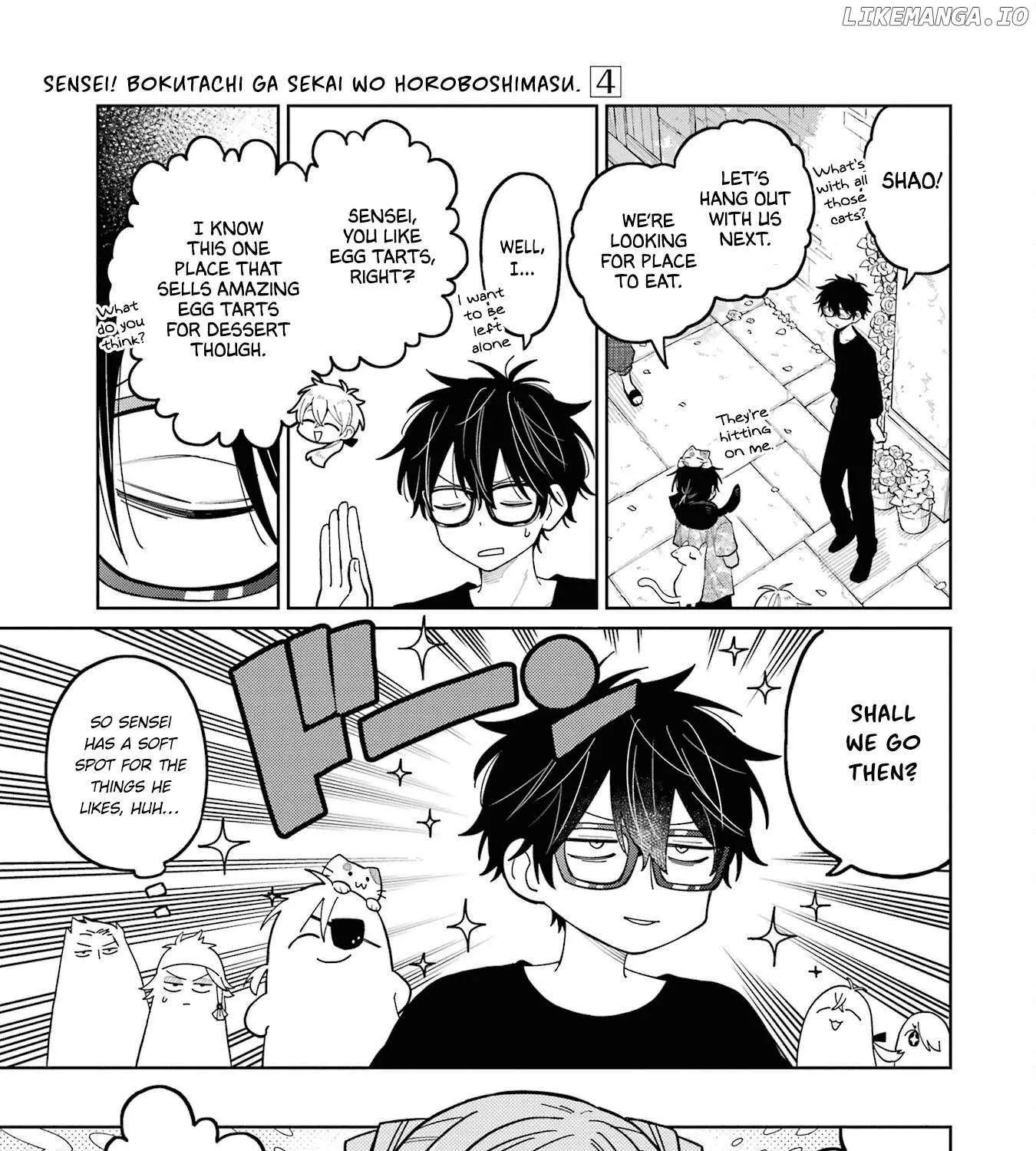 Sensei! Bokutachi ga Sekai wo Horoboshimasu. Chapter 23 page 57 - 
