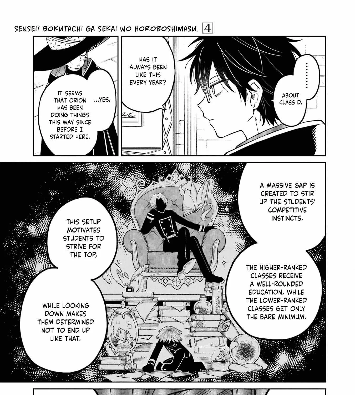 Sensei! Bokutachi ga Sekai wo Horoboshimasu. Chapter 24 page 58 - 