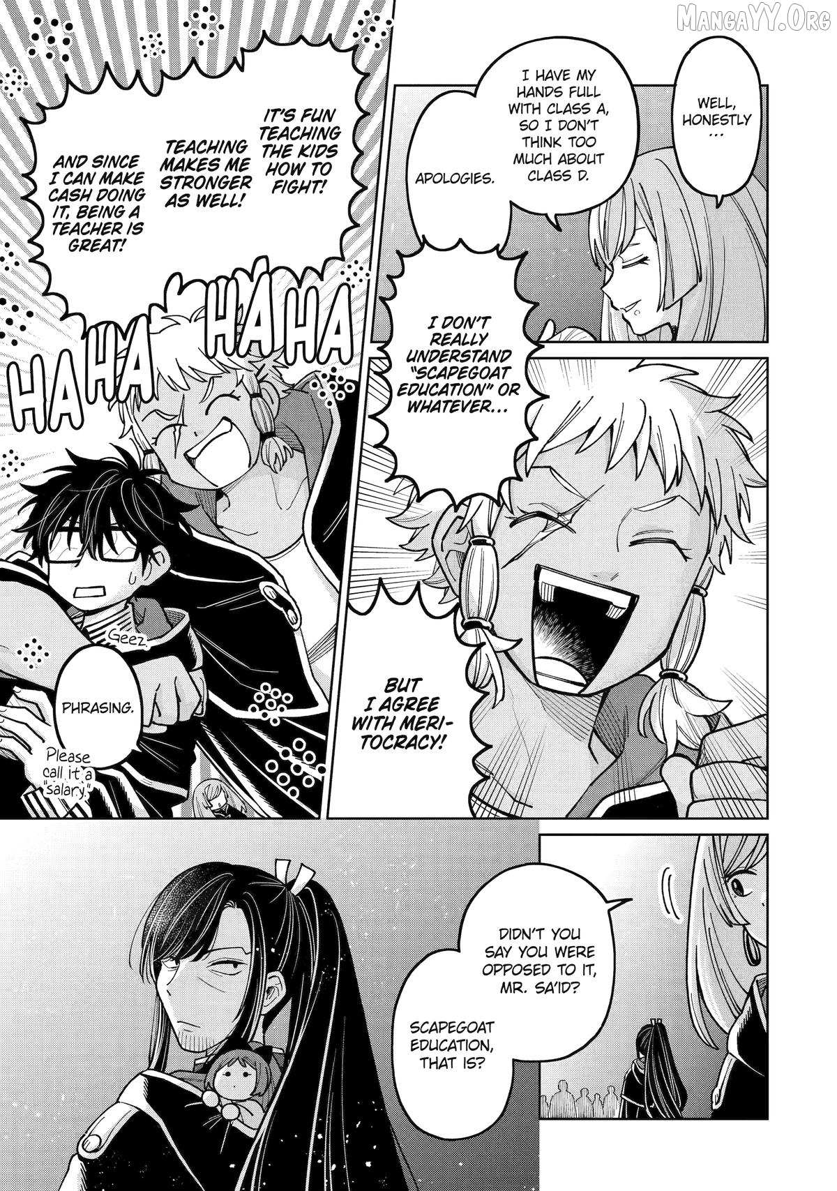 Sensei! Bokutachi ga Sekai wo Horoboshimasu. Chapter 53 page 8 - 