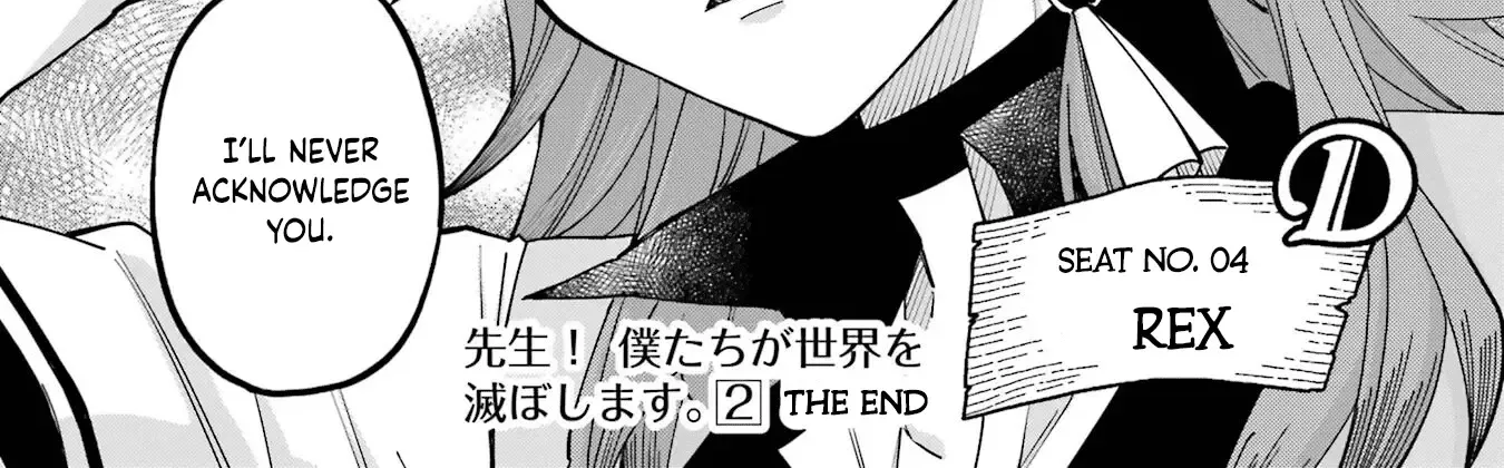 Sensei! Bokutachi ga Sekai wo Horoboshimasu. Chapter 9 page 128 - 