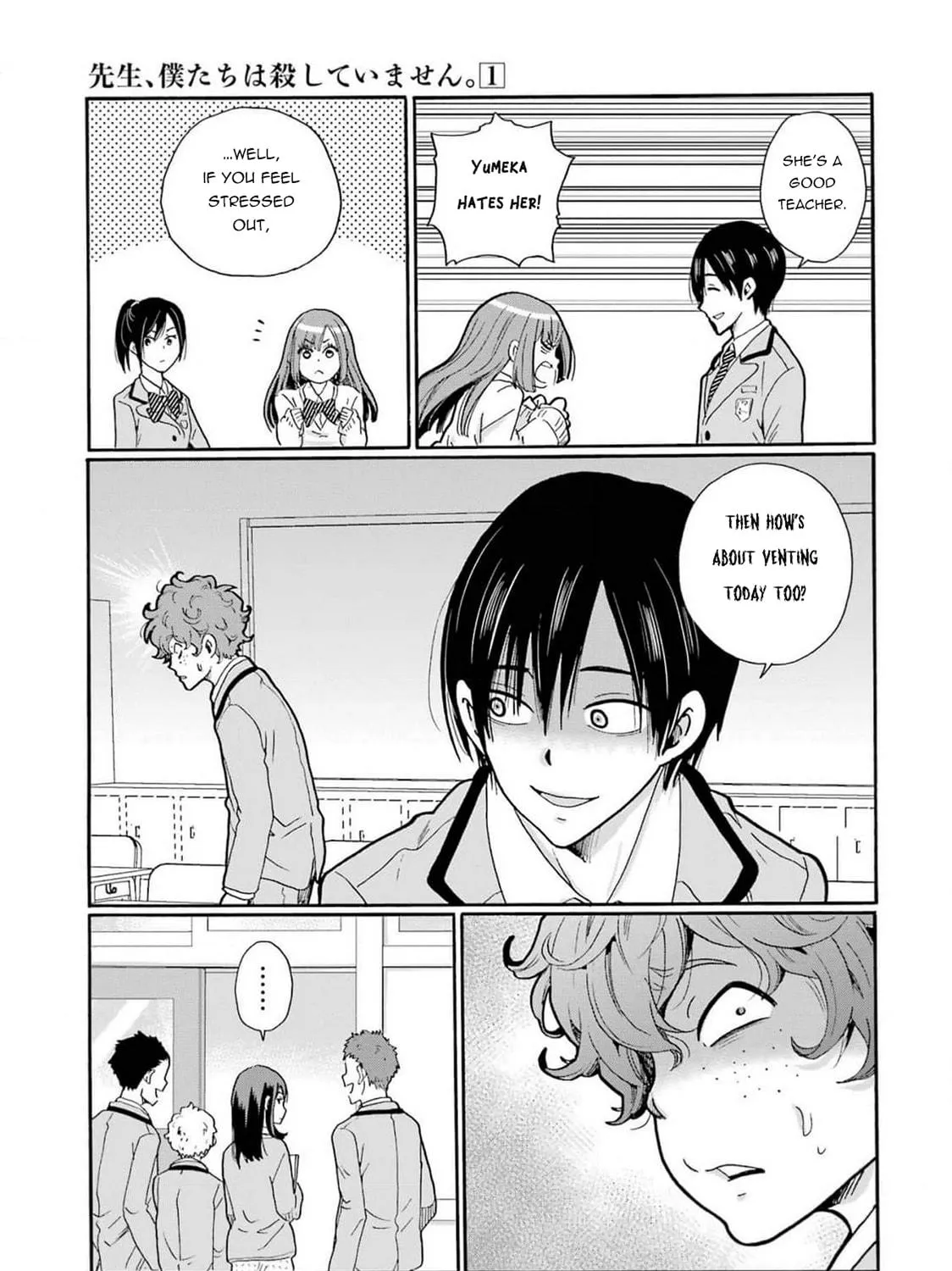 Sensei, Bokutachi wa Koroshiteimasen. Chapter 1 page 19 - 
