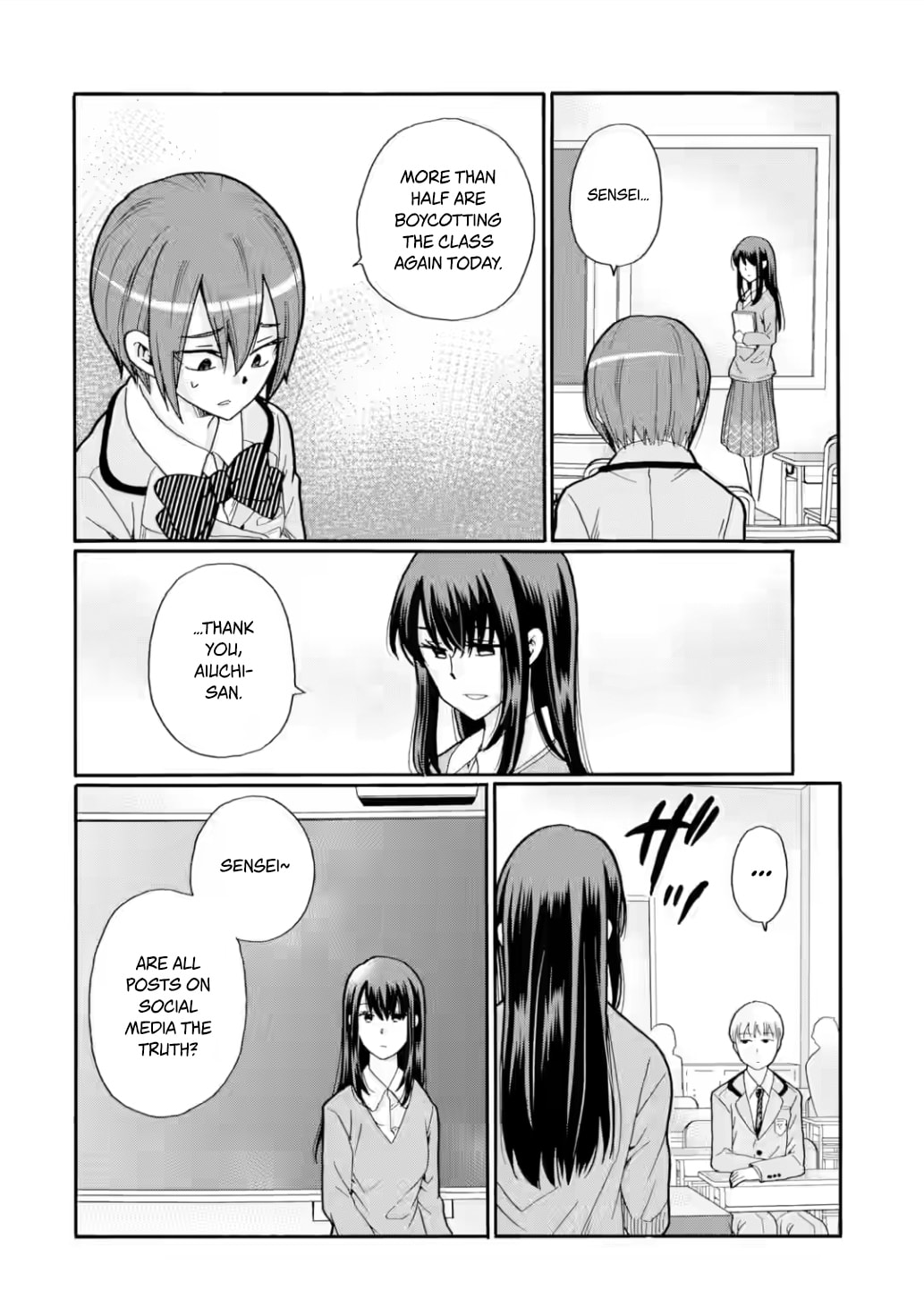 Sensei, Bokutachi wa Koroshiteimasen. Chapter 23 page 4 - 