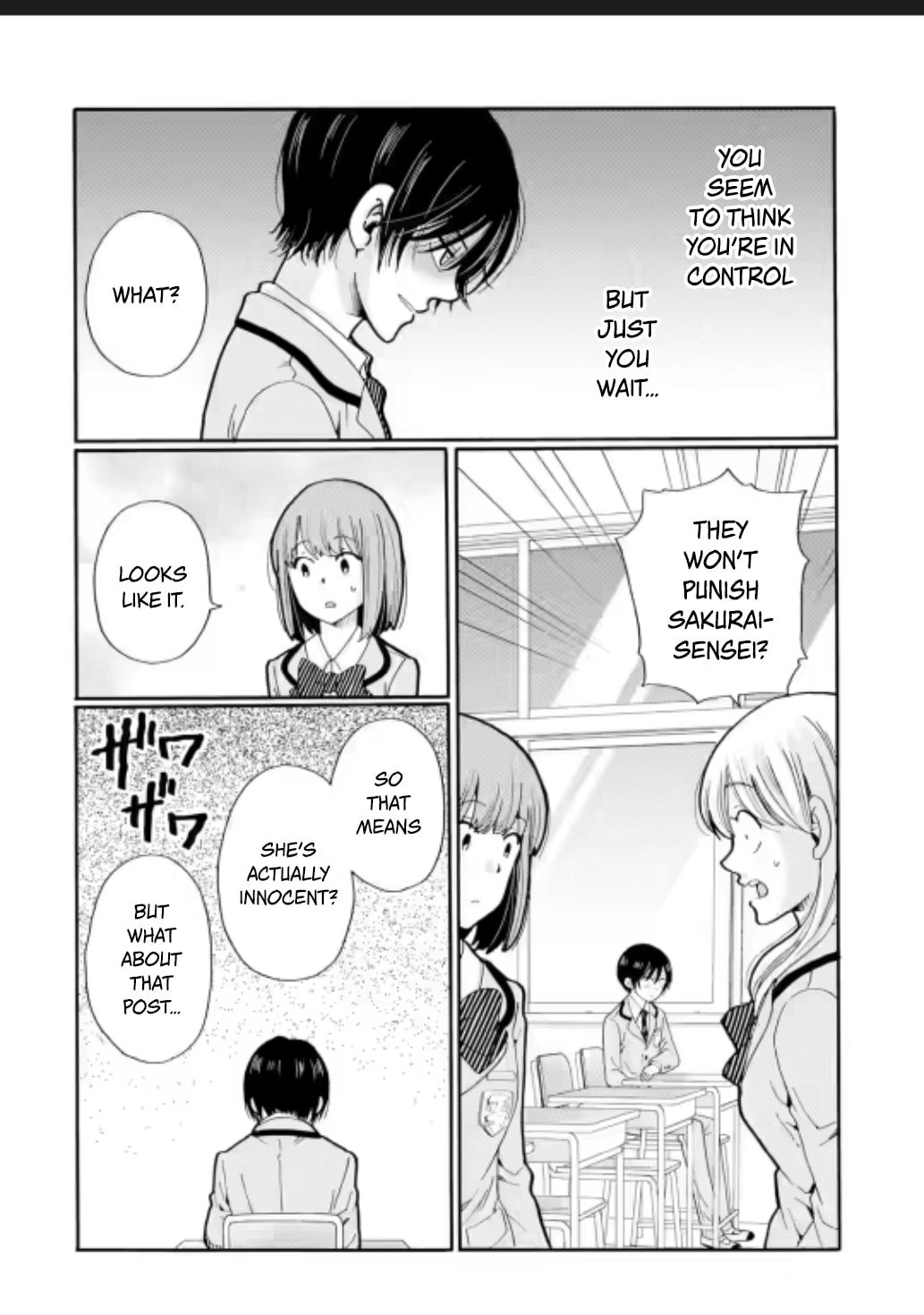 Sensei, Bokutachi wa Koroshiteimasen. Chapter 27 page 36 - 