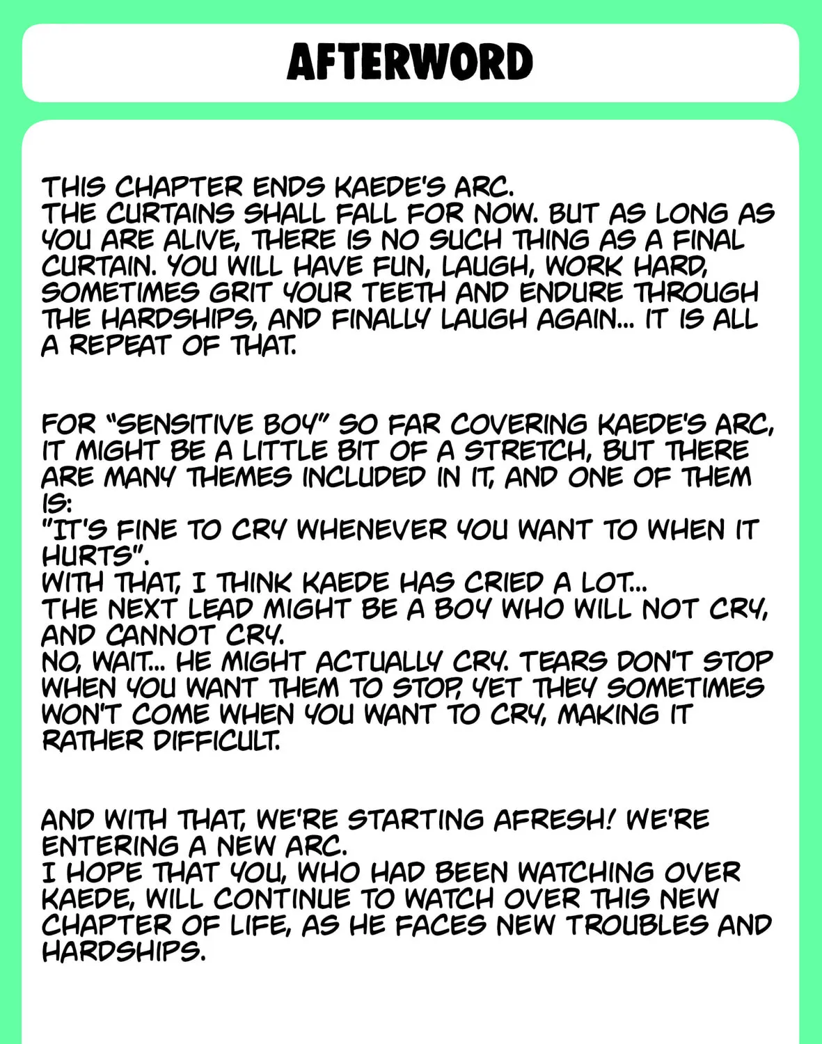 Sensitive Boy Chapter 35 page 45 - 