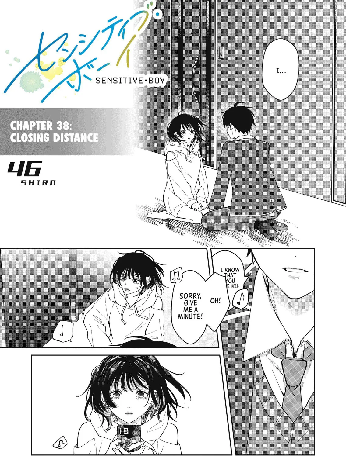 Sensitive Boy Chapter 38 page 1 - 