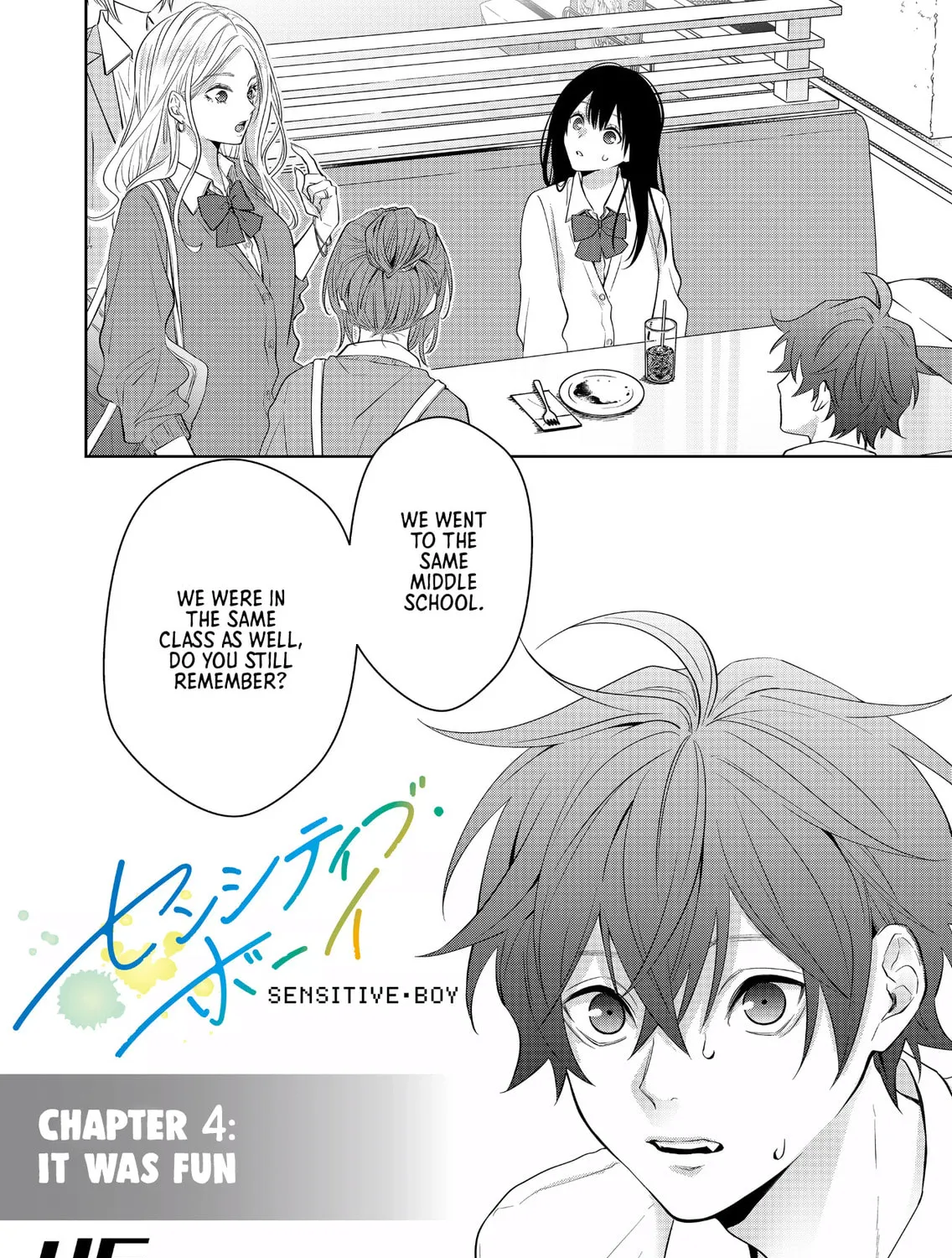 Sensitive Boy Chapter 4 page 1 - 