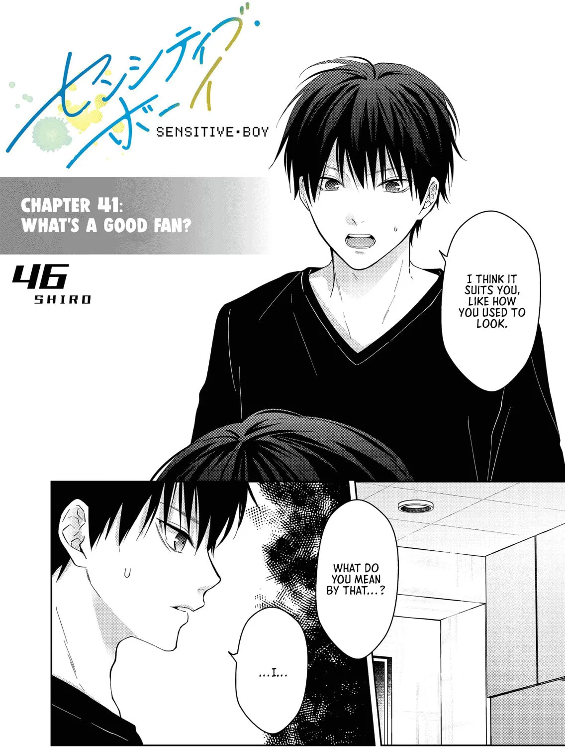 Sensitive Boy Chapter 41 page 1 - 