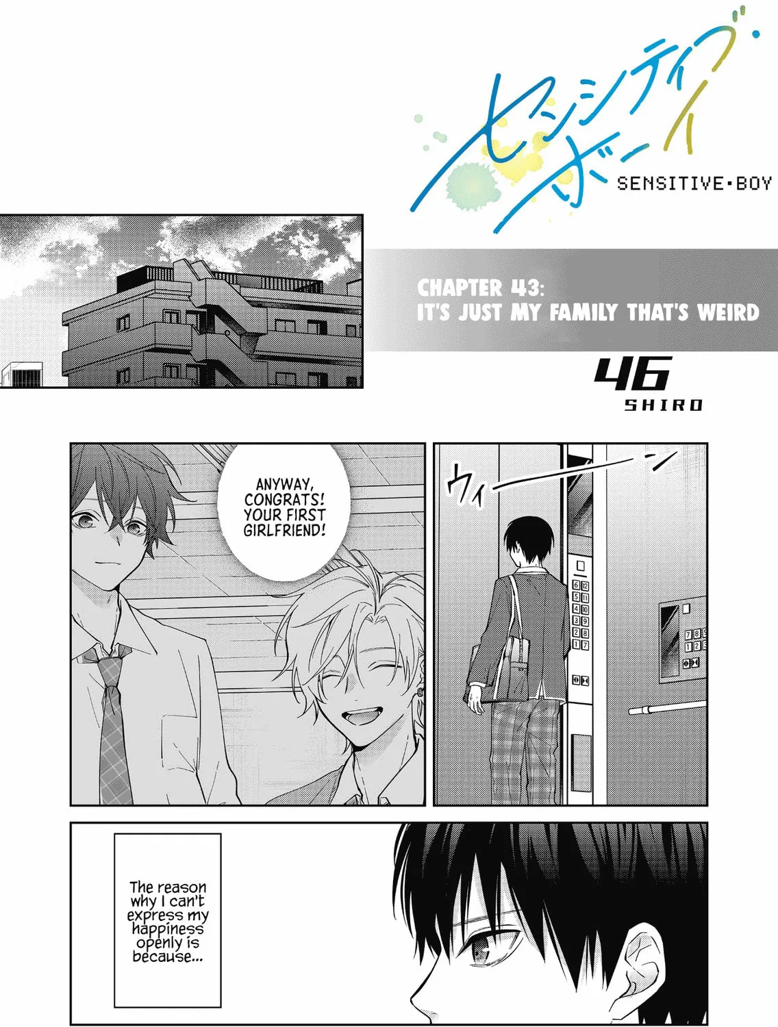 Sensitive Boy Chapter 43 page 1 - 
