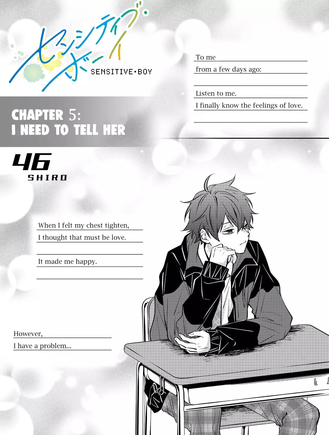 Sensitive Boy Chapter 5 page 1 - 