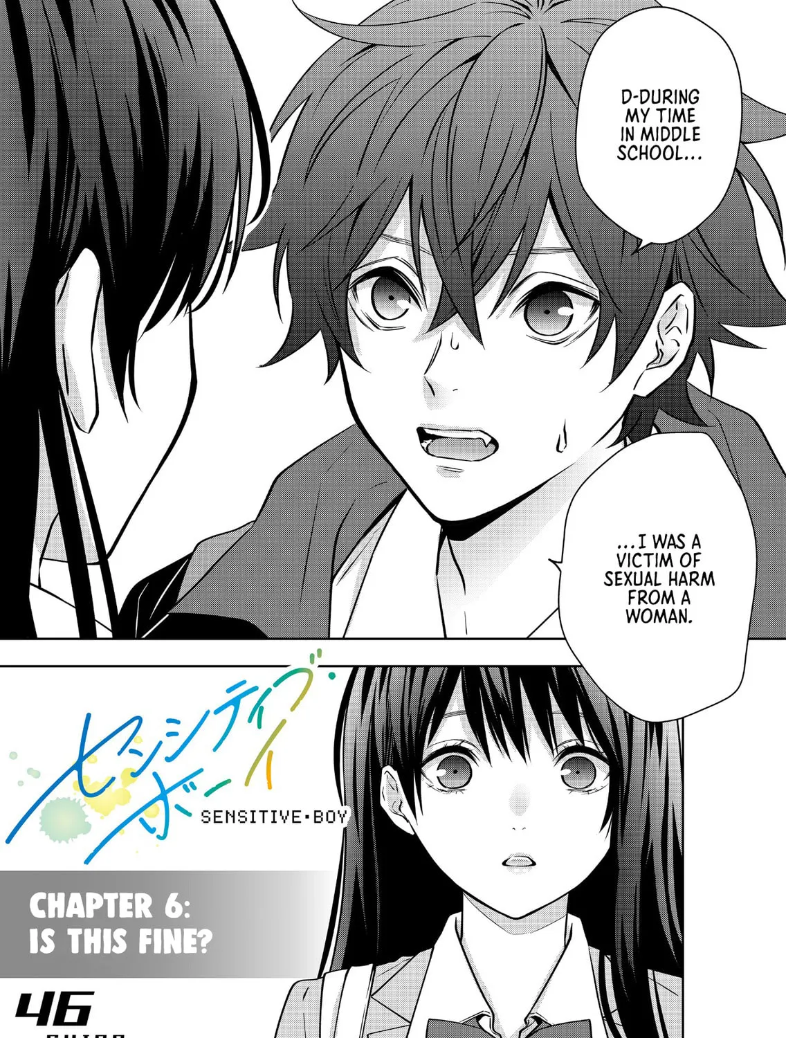 Sensitive Boy Chapter 6 page 1 - 