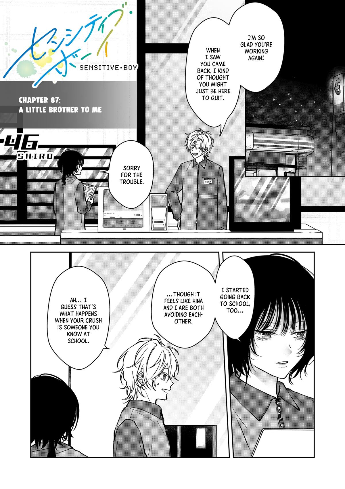 Sensitive Boy Chapter 87 page 1 - 