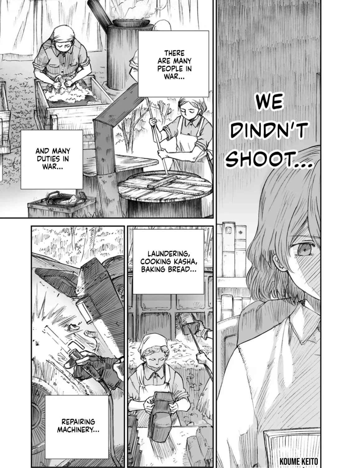 Sensou wa Onna no Kao wo Shiteinai Chapter 1.3 page 5 - 
