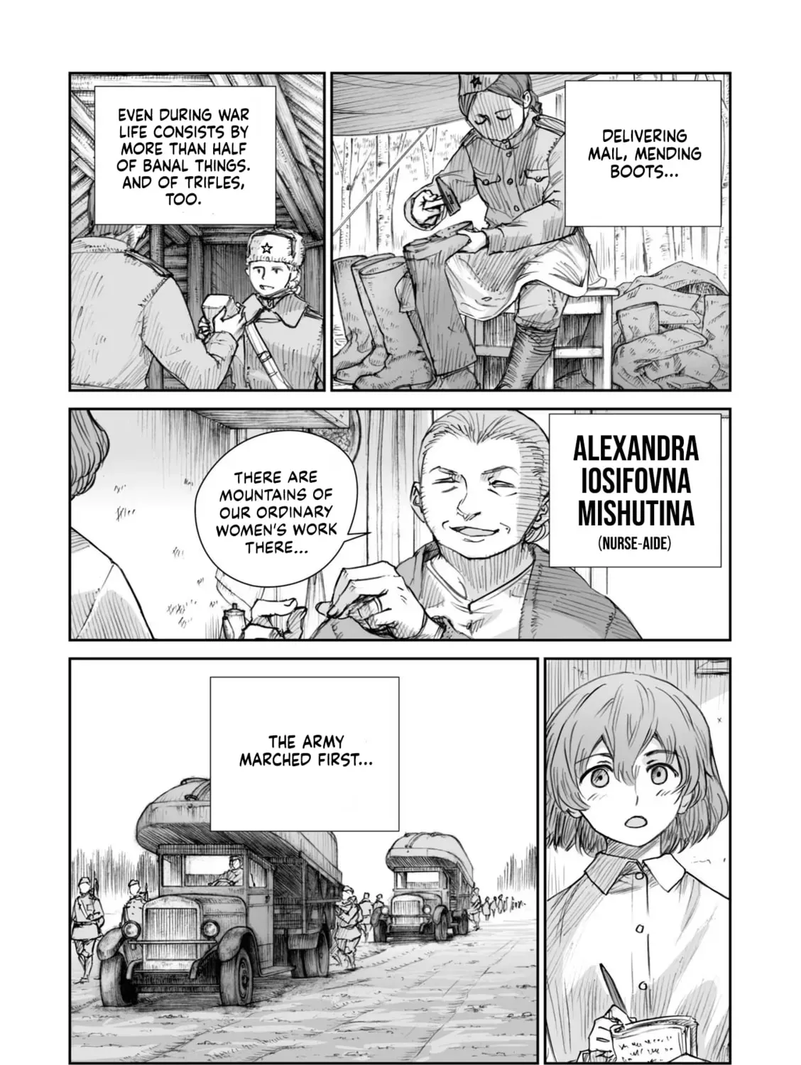Sensou wa Onna no Kao wo Shiteinai Chapter 1.3 page 7 - 