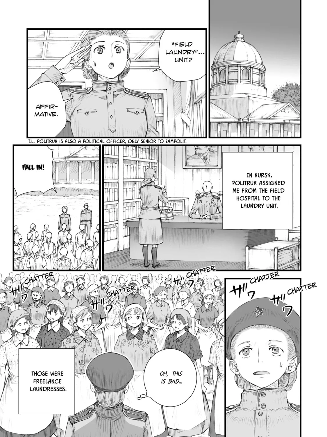 Sensou wa Onna no Kao wo Shiteinai Chapter 1 page 13 - 
