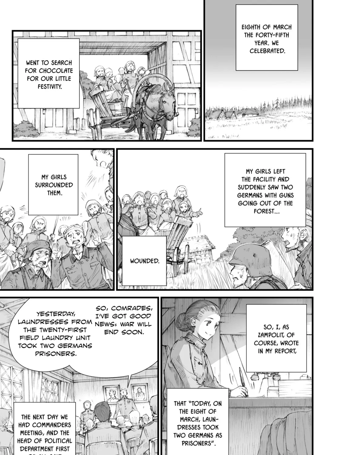 Sensou wa Onna no Kao wo Shiteinai Chapter 1 page 37 - 