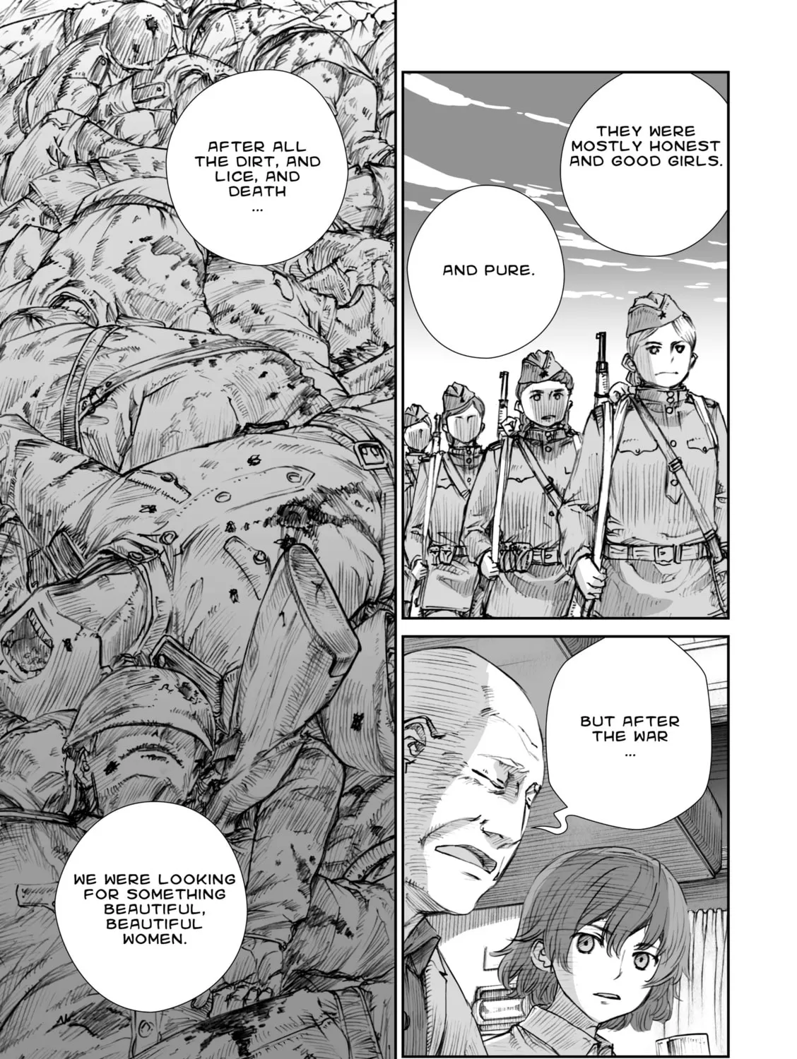 Sensou wa Onna no Kao wo Shiteinai Chapter 10 page 33 - 