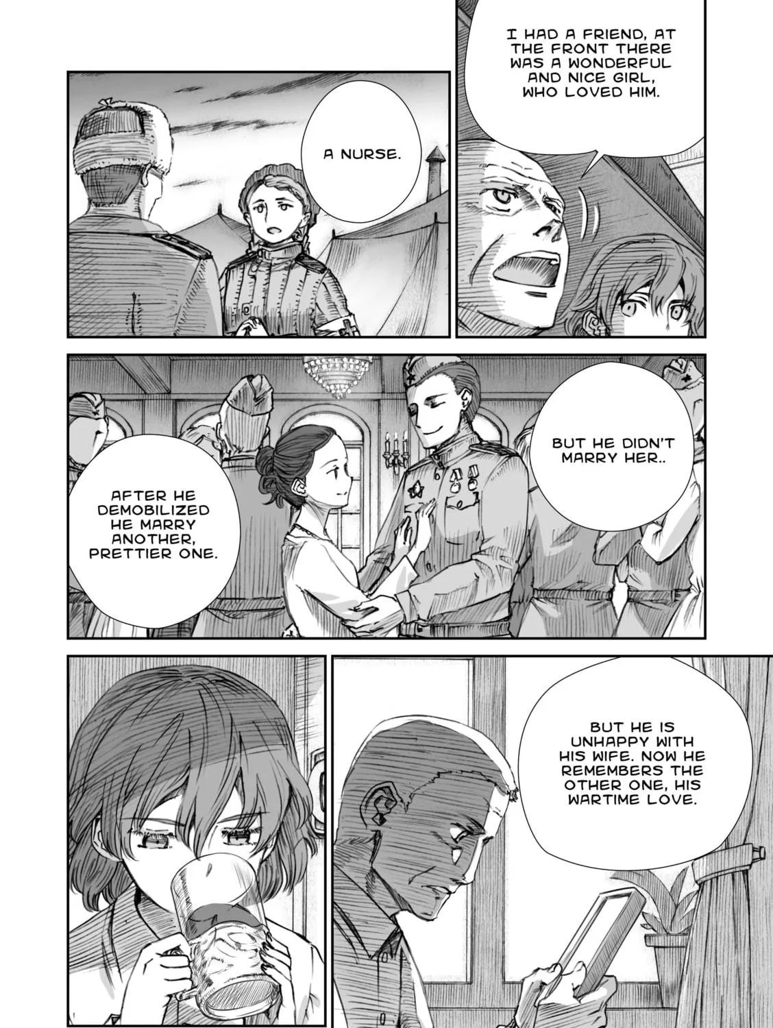 Sensou wa Onna no Kao wo Shiteinai Chapter 10 page 35 - 