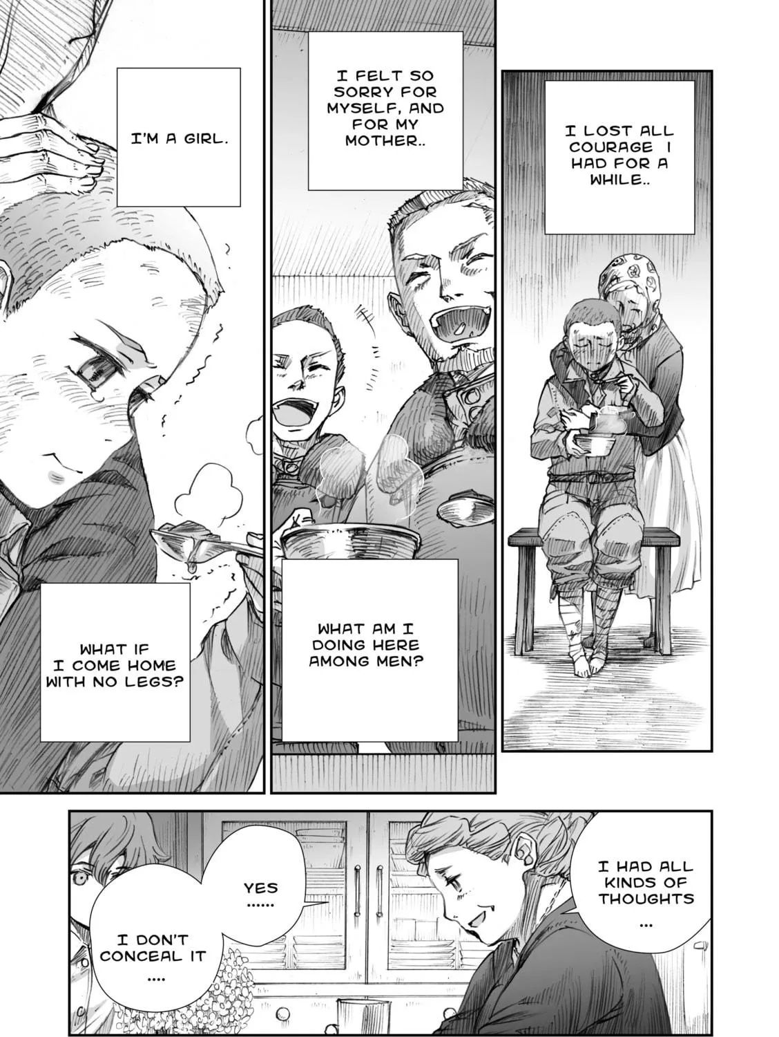 Sensou wa Onna no Kao wo Shiteinai Chapter 11.2 page 29 - 