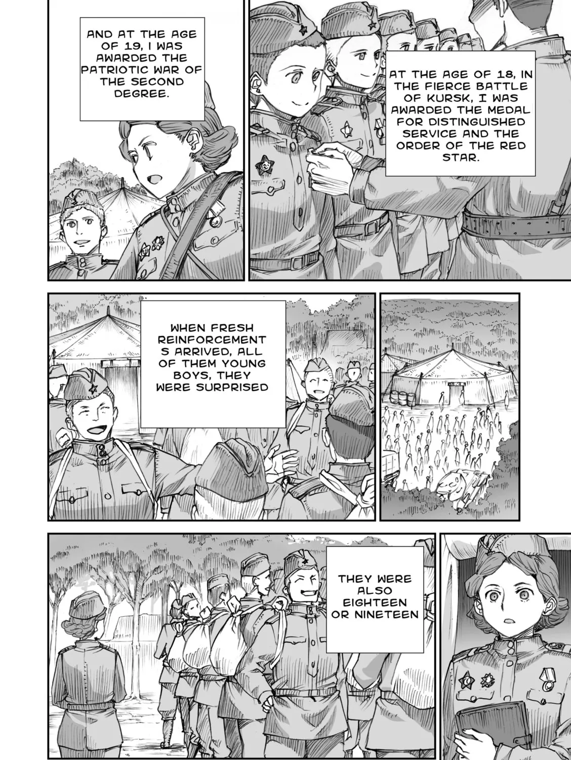 Sensou wa Onna no Kao wo Shiteinai Chapter 11.2 page 31 - 