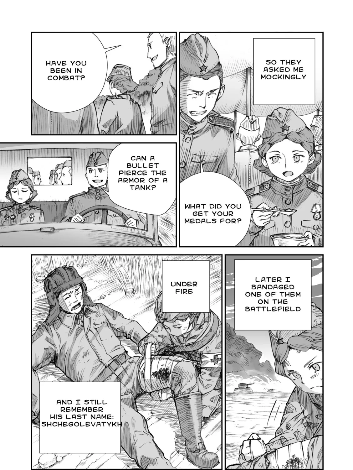 Sensou wa Onna no Kao wo Shiteinai Chapter 11.2 page 33 - 