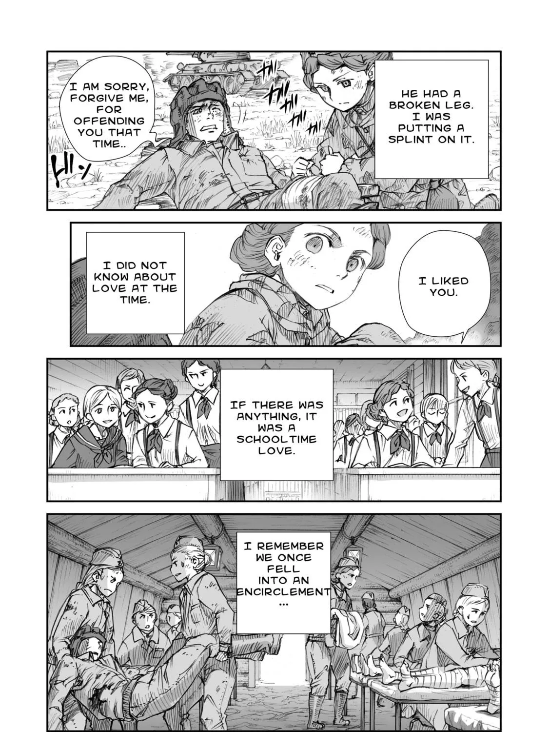 Sensou wa Onna no Kao wo Shiteinai Chapter 11.2 page 35 - 