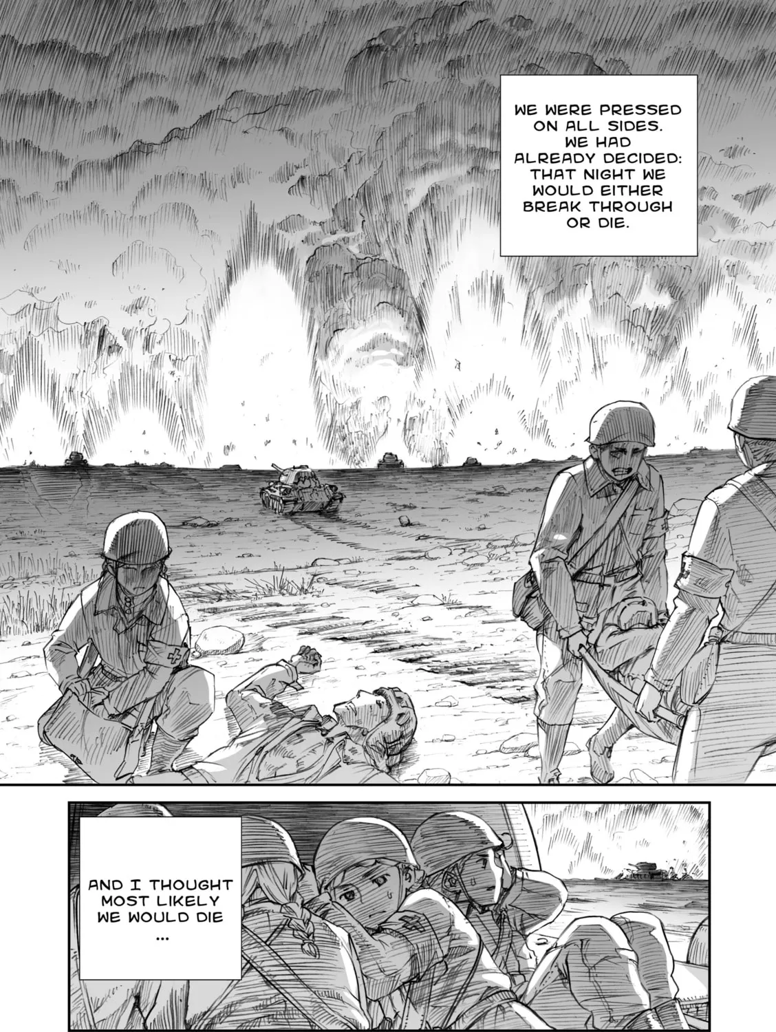 Sensou wa Onna no Kao wo Shiteinai Chapter 11.2 page 37 - 