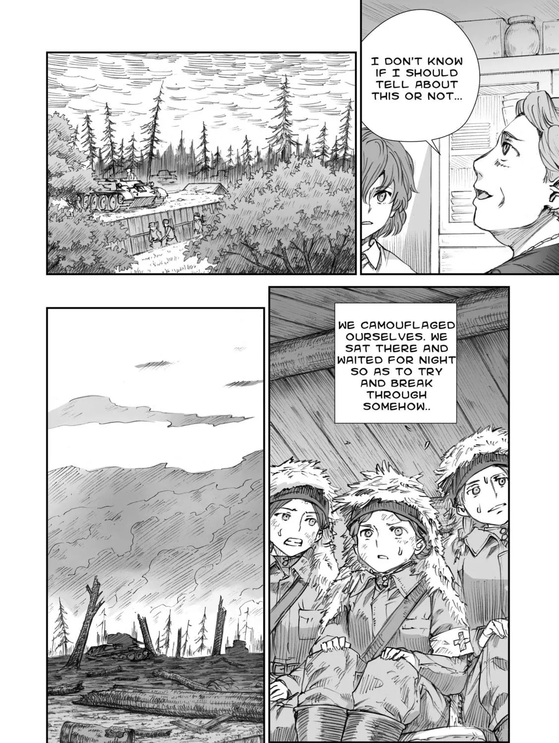 Sensou wa Onna no Kao wo Shiteinai Chapter 11.2 page 39 - 