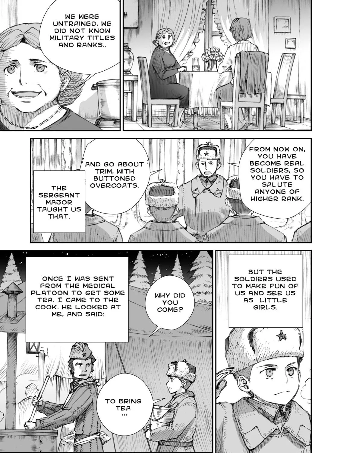 Sensou wa Onna no Kao wo Shiteinai Chapter 11.2 page 9 - 