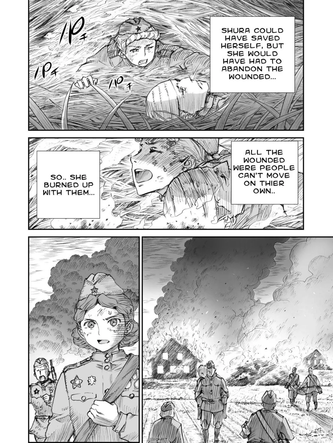 Sensou wa Onna no Kao wo Shiteinai Chapter 11.3 page 19 - 