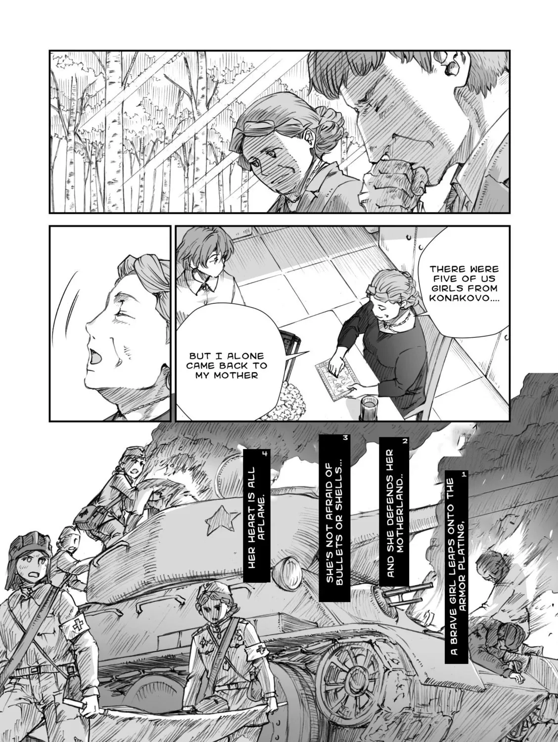 Sensou wa Onna no Kao wo Shiteinai Chapter 11.3 page 25 - 