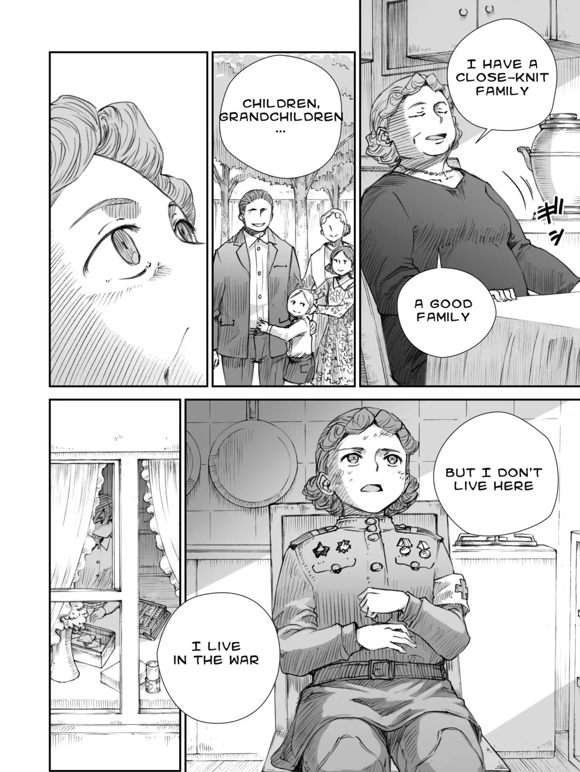 Sensou wa Onna no Kao wo Shiteinai Chapter 11.3 page 31 - 