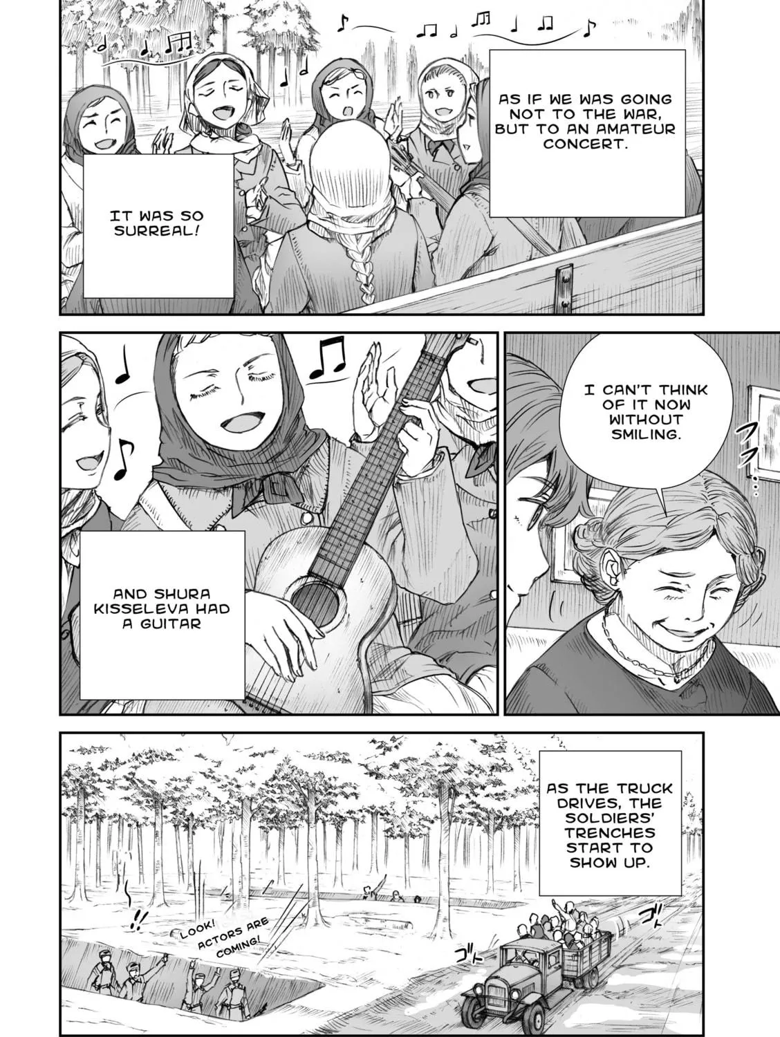 Sensou wa Onna no Kao wo Shiteinai Chapter 11 page 35 - 