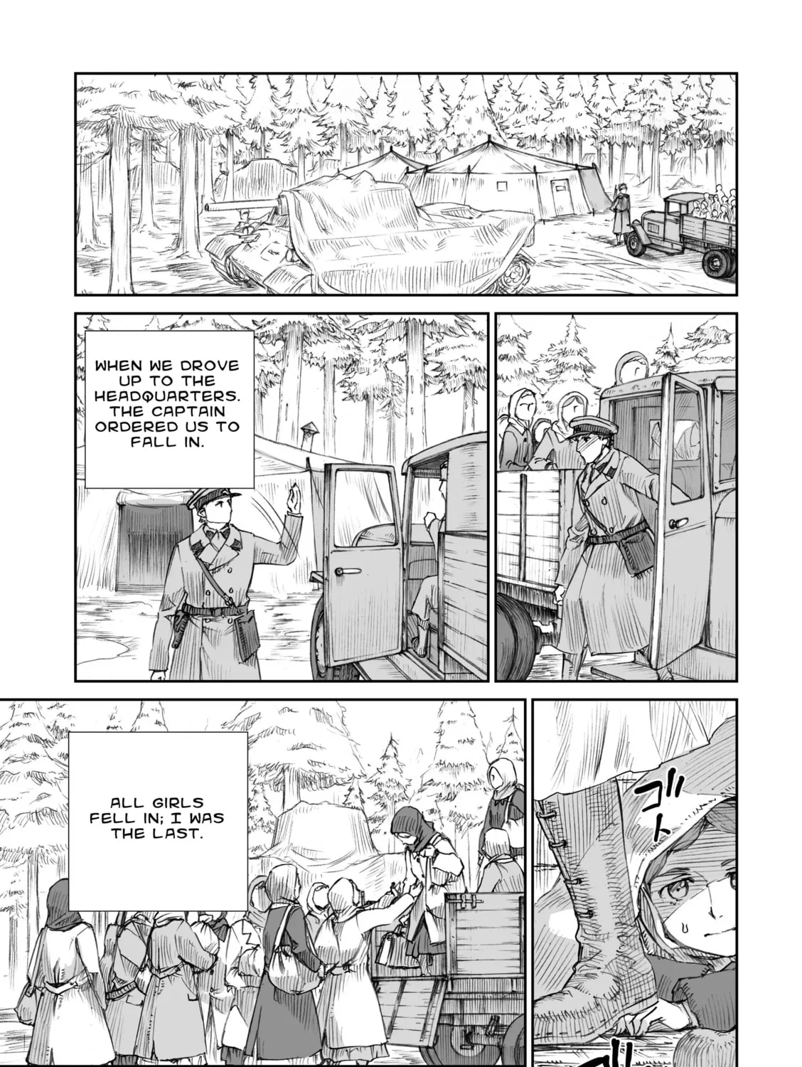 Sensou wa Onna no Kao wo Shiteinai Chapter 11 page 37 - 