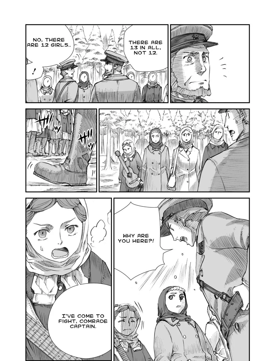 Sensou wa Onna no Kao wo Shiteinai Chapter 11 page 41 - 