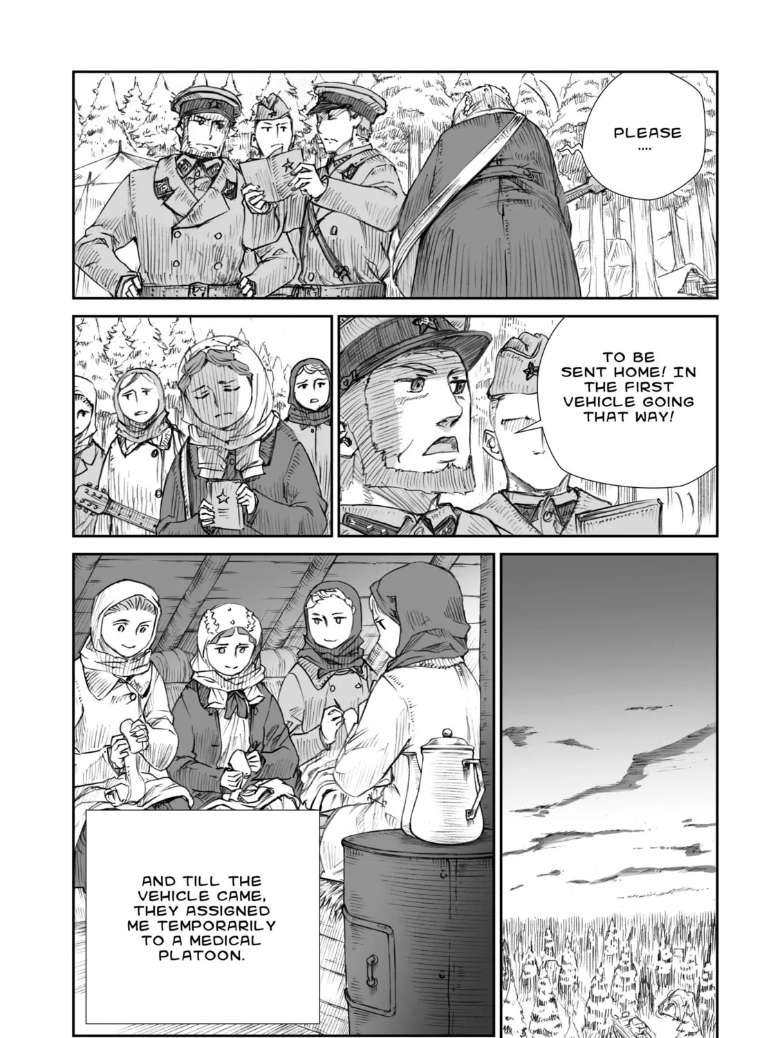 Sensou wa Onna no Kao wo Shiteinai Chapter 11 page 45 - 