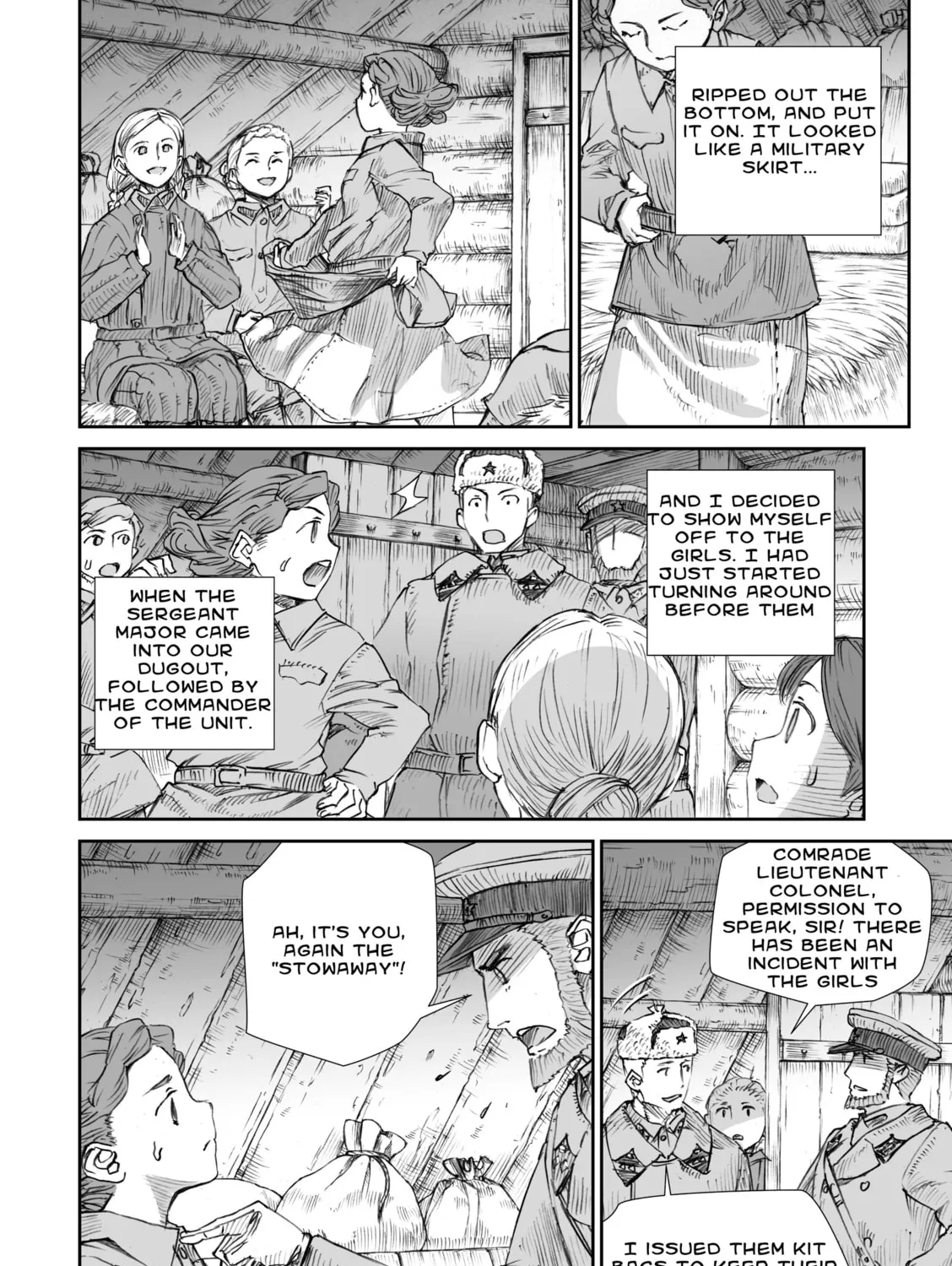 Sensou wa Onna no Kao wo Shiteinai Chapter 11 page 55 - 