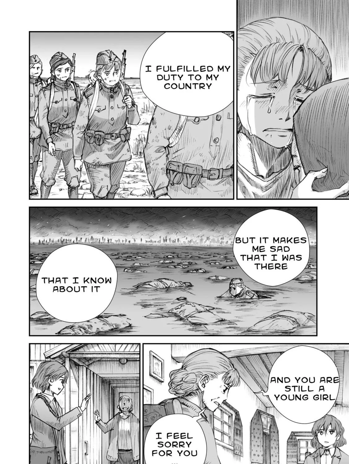 Sensou wa Onna no Kao wo Shiteinai Chapter 13 page 19 - 