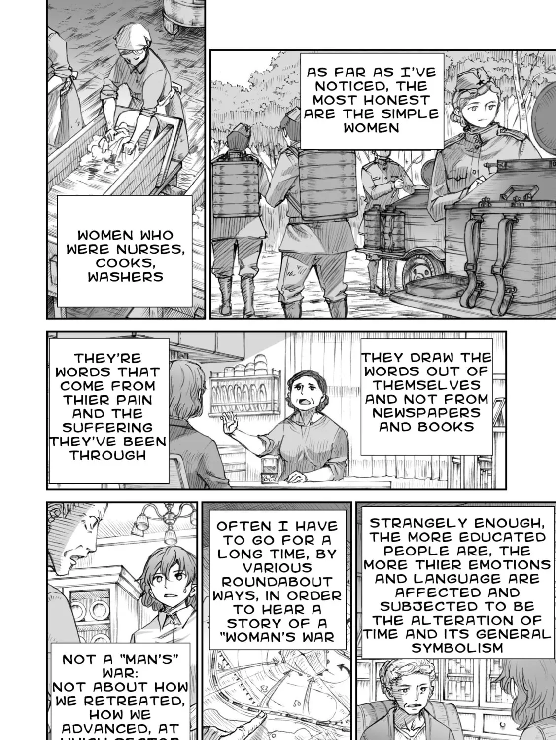 Sensou wa Onna no Kao wo Shiteinai Chapter 13 page 7 - 