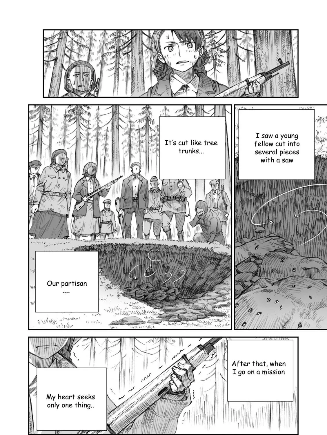 Sensou wa Onna no Kao wo Shiteinai Chapter 14 page 19 - 