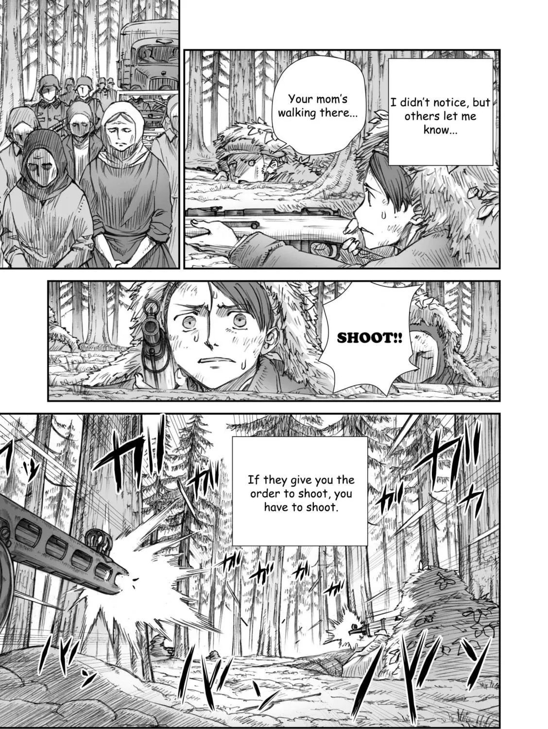 Sensou wa Onna no Kao wo Shiteinai Chapter 14 page 9 - 