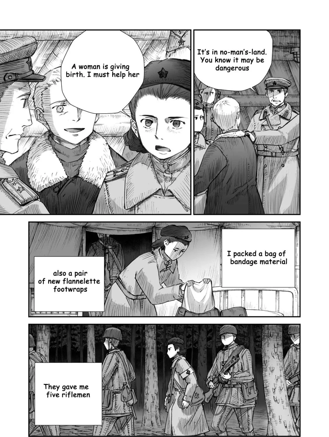 Sensou wa Onna no Kao wo Shiteinai Chapter 15 page 5 - 
